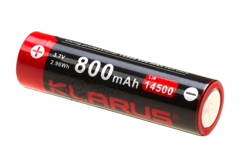 14500 Battery 3.7V 800mAh (Klarus)