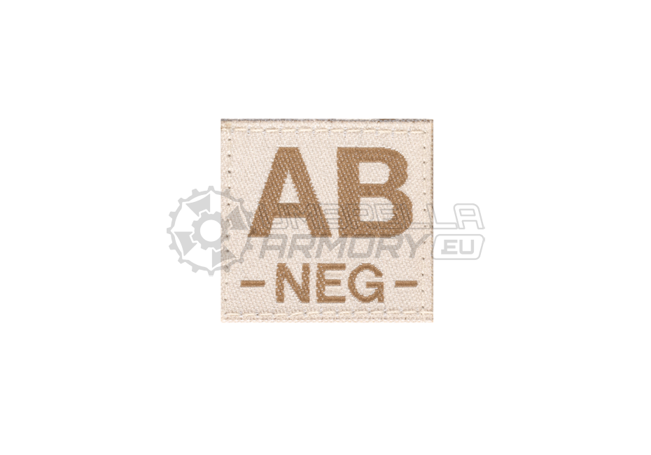 AB Neg Bloodgroup Patch (Clawgear)