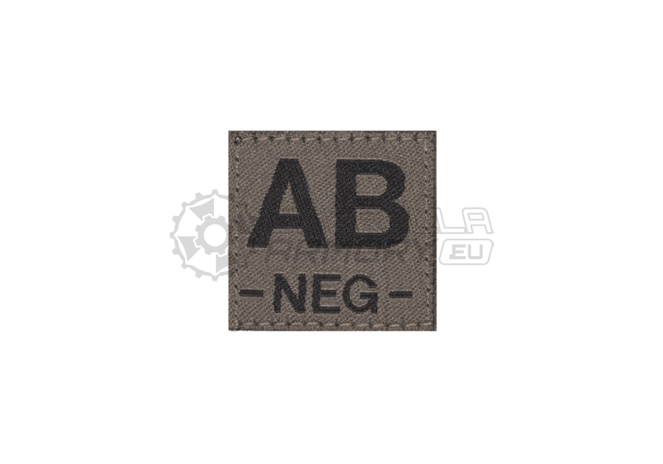 AB Neg Bloodgroup Patch (Clawgear)