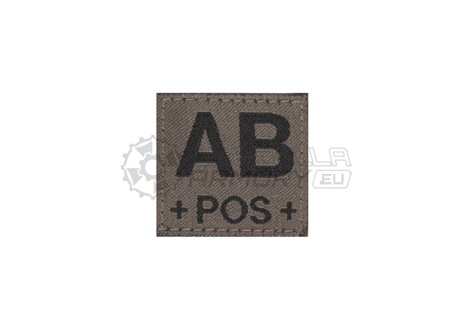 AB Pos Bloodgroup Patch (Clawgear)