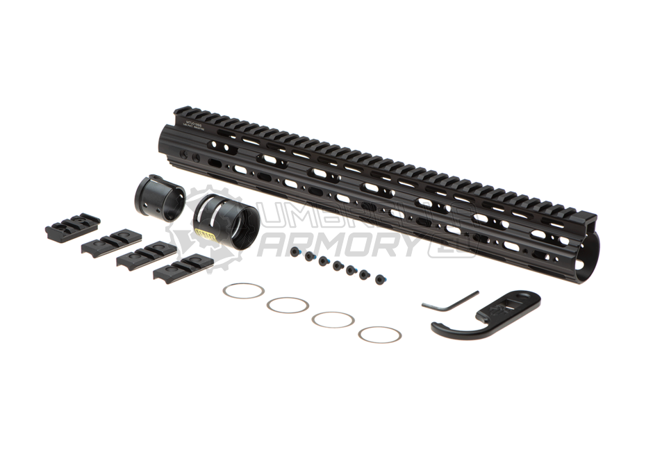 AR-15 15.3 Inch Super Slim Free Float Handguard (Leapers)