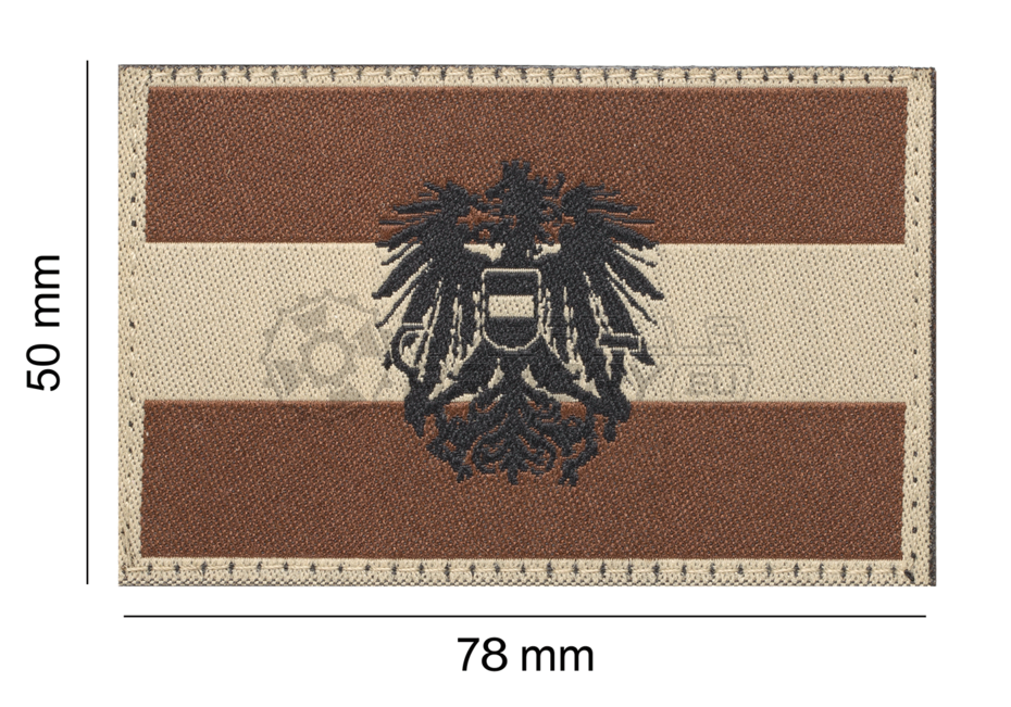 Austria Emblem Flag Patch (Clawgear)