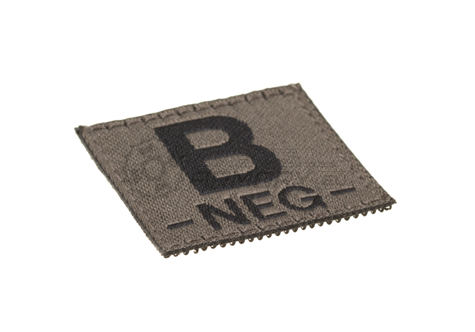 B Neg Bloodgroup Patch (Clawgear)