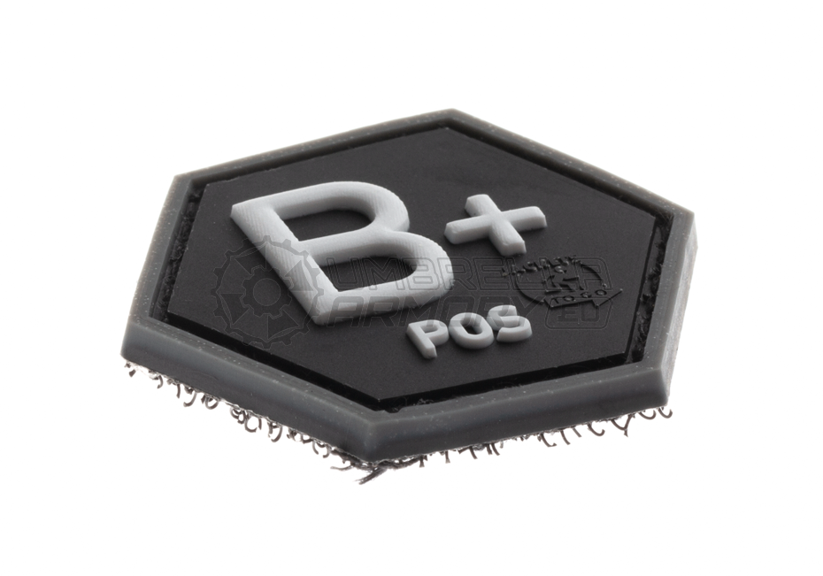 Bloodgroup Hexagon Rubber Patch B Pos (JTG)