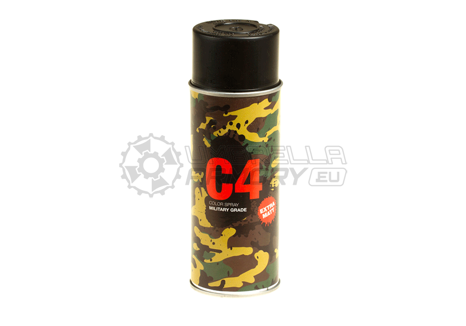 C4 Mil Grade Color Spray RAL 9021 (Armamat)