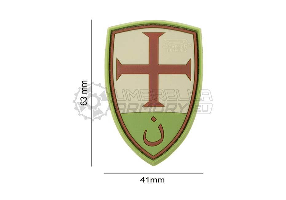 Crusader Shield Rubber Patch (JTG)