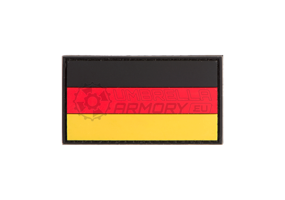 German Flag Blank Rubber Patch (JTG)