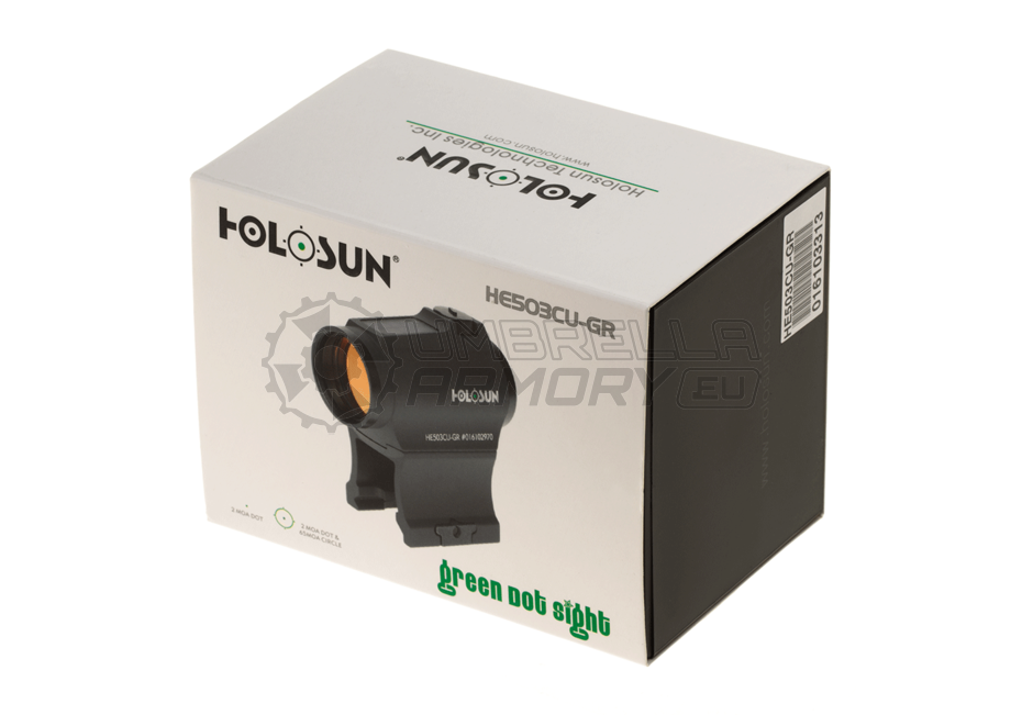 HE503CU-GR Elite Solar Green Circle Dot Sight (Holosun)