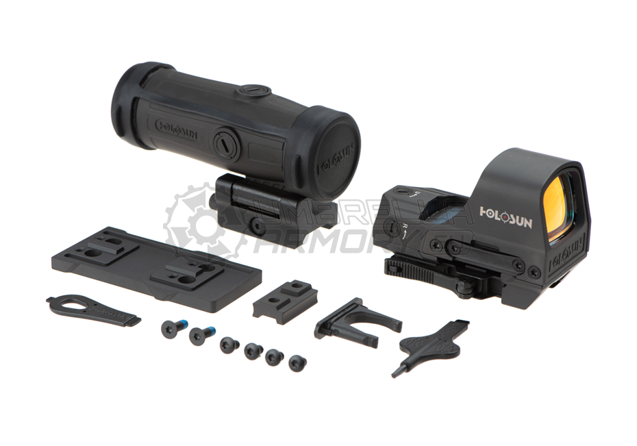 HS510C Solar Red Circle Dot Sight Combo with HM3X (Holosun)