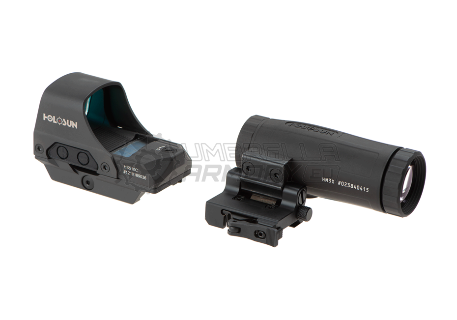 HS510C Solar Red Circle Dot Sight Combo with HM3X (Holosun)