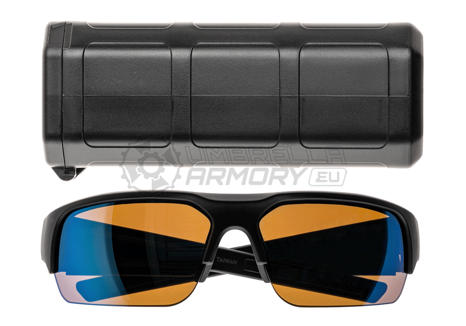 Helix Polarized - Black Frame / Bronze Lens / Blue Mirror (Magpul)