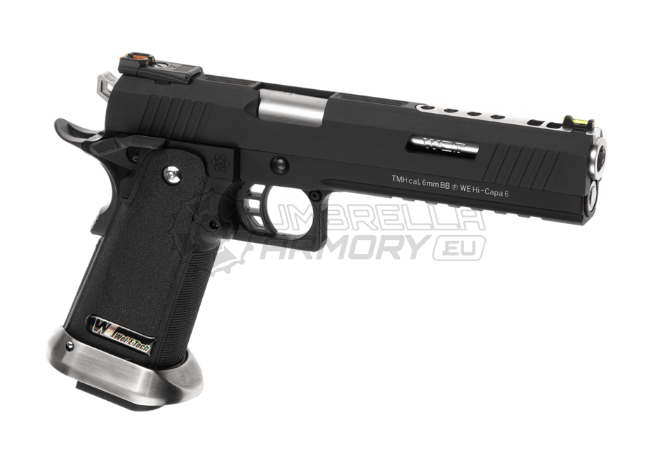 Hi-Capa 6 Force A Silver Barrel Full Metal GBB (WE)