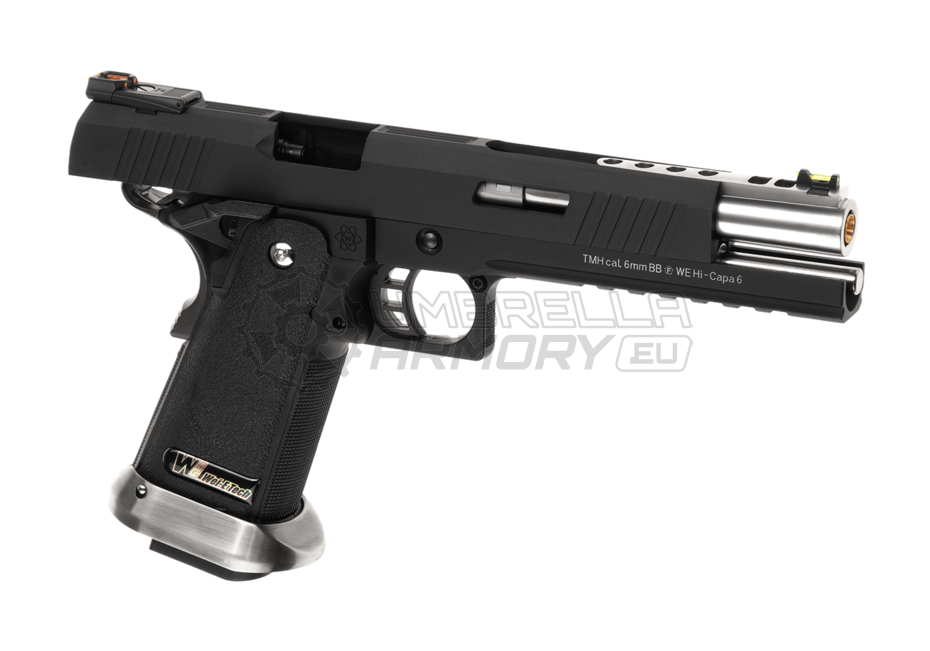 Hi-Capa 6 Force A Silver Barrel Full Metal GBB (WE)