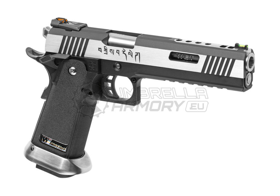 Hi-Capa 6 Force A Silver Barrel Full Metal GBB (WE)