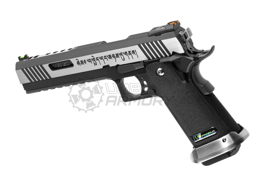 Hi-Capa 6 Force A Silver Barrel Full Metal GBB (WE)