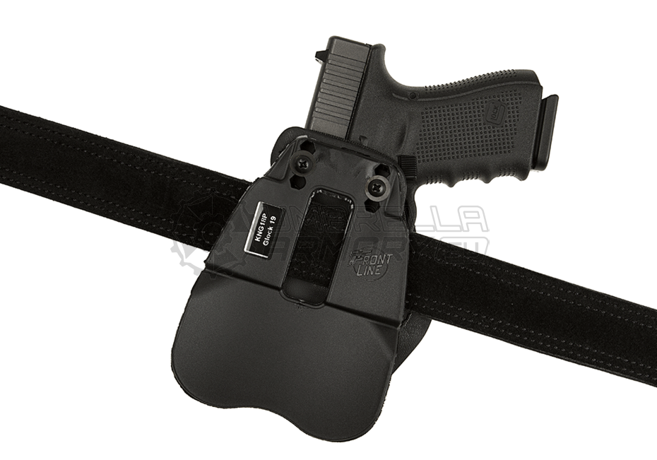 KNG Open Top Holster for Glock 19 Paddle (Frontline)