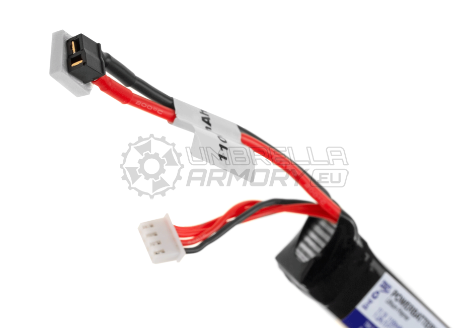 LiPo 11.1V 1100mAh 20C Stock Tube Type Mini T-Plug (Pirate Arms)