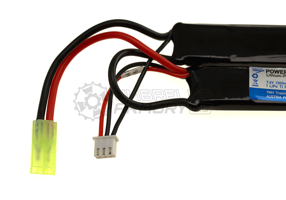 LiPo 7.4V 1300mAh 20C Twin Type (Pirate Arms)