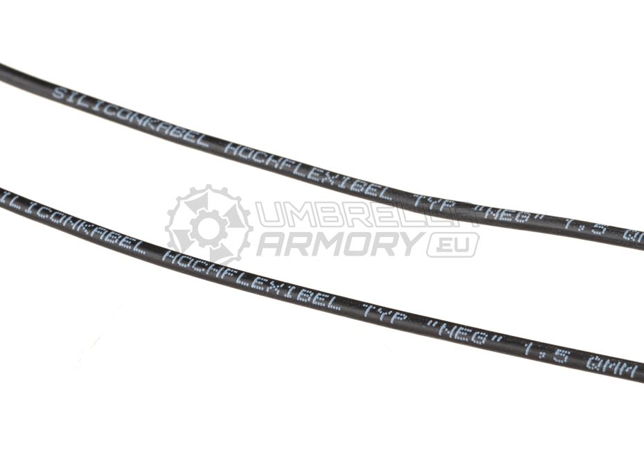 Low Resistance Wire 2x 25m Black (Gate)