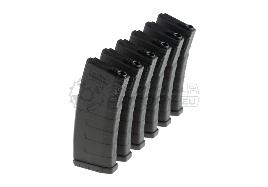 Magazine K120 M4 Midcap 120rds 6-pack (KWA)