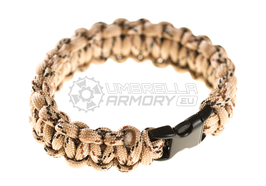 Paracord Bracelet Small Buckle Desert Camo (Invader Gear)