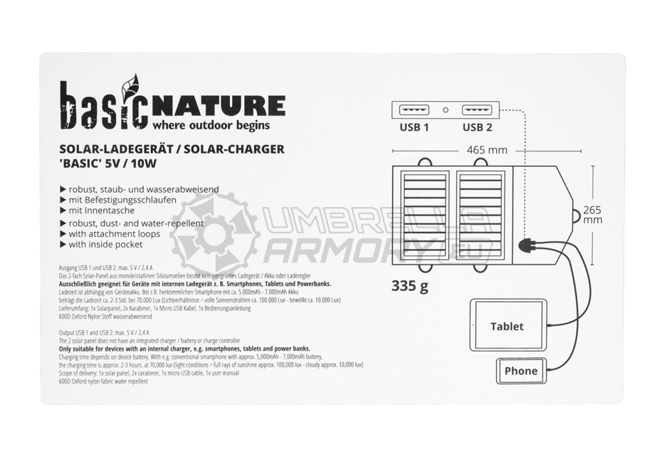 Solar Charger Basic (BasicNature)