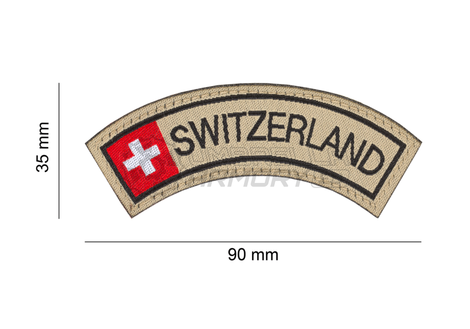 Switzerland Small Tab Patch (Clawgear)