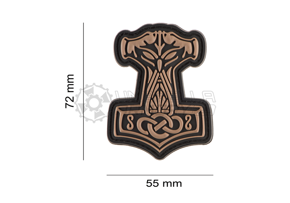 Thors Hammer Rubber Patch (JTG)