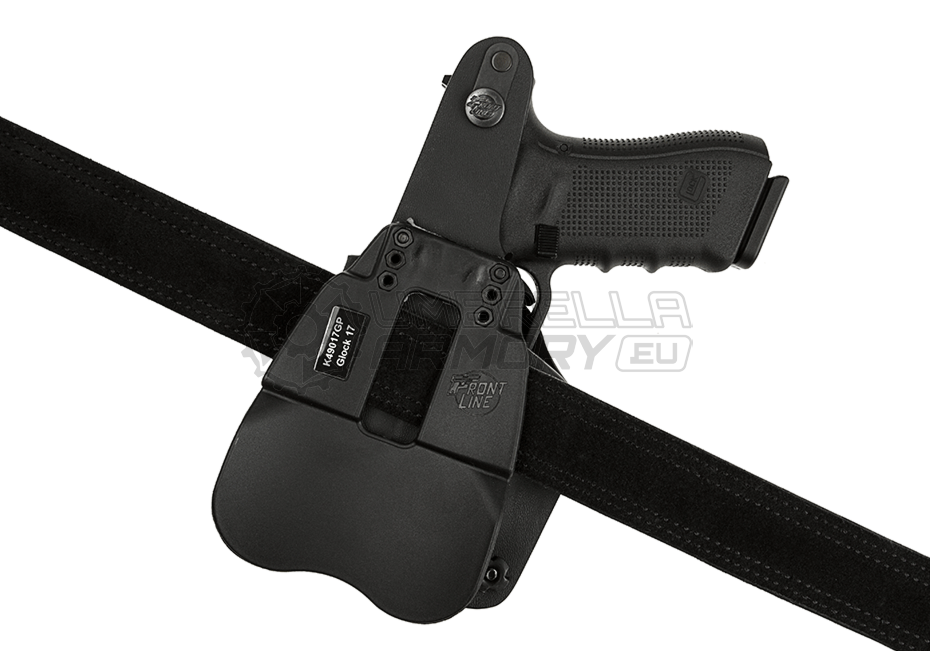 Thumb-Break Kydex Holster for Glock 17 GTL Paddle (Frontline)