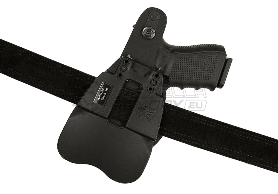 Thumb-Break Kydex Holster for Glock 19 Paddle (Frontline)