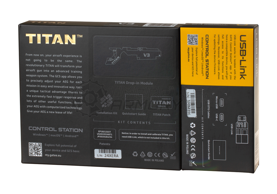 Titan V3 Advanced Set Gen 2 Semi Only (Gate)