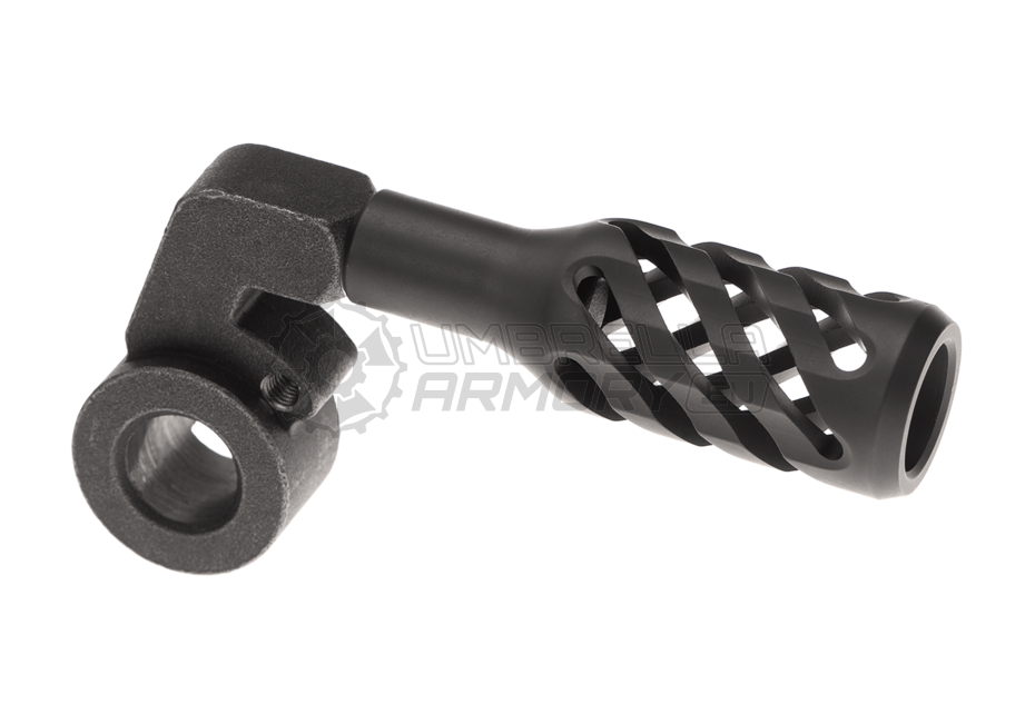 VSR-10 Twisted Hollow Bolt Handle With End Cap for Left Hand (Maple Leaf)