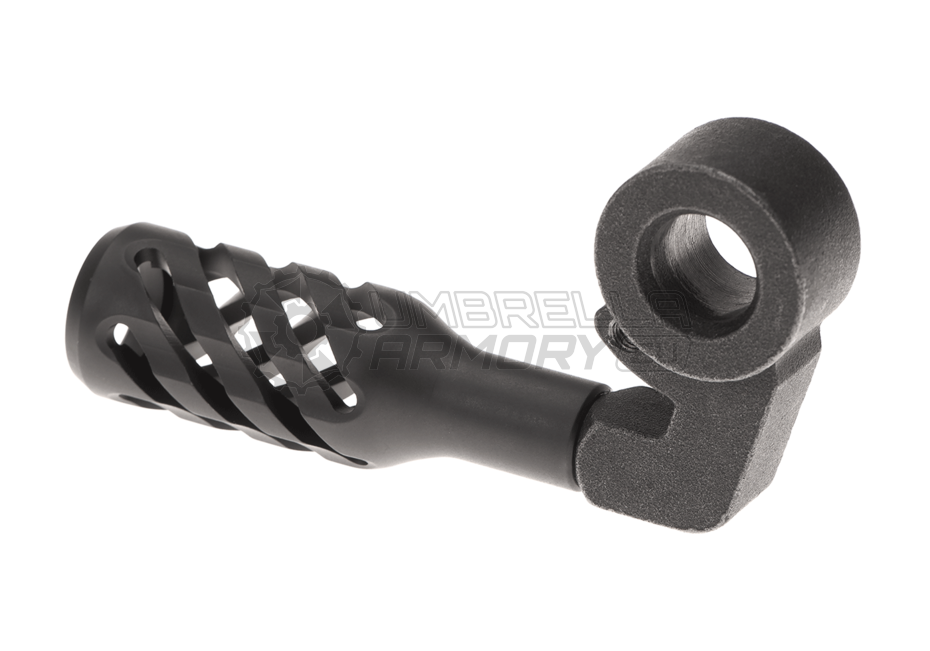 VSR-10 Twisted Hollow Bolt Handle With End Cap for Left Hand (Maple Leaf)