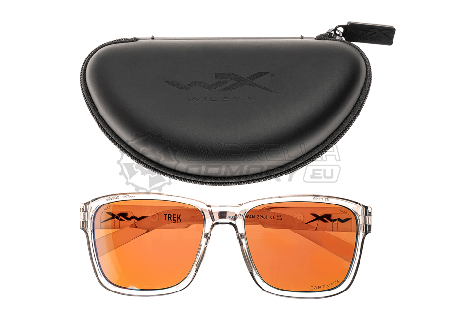 WX Trek Captivate Polarized Green Mirror (Wiley X)