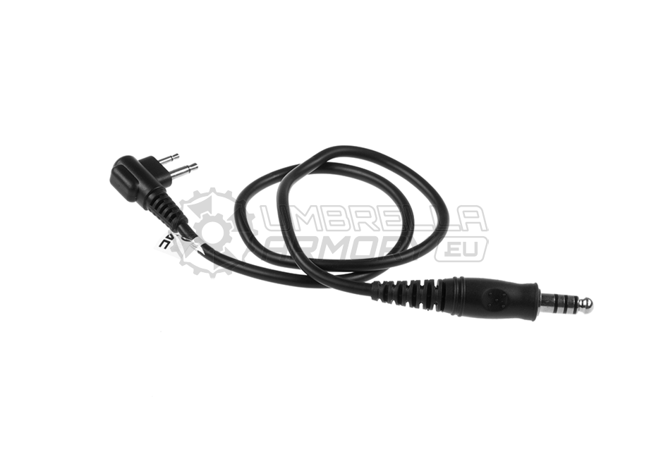 Z4 PTT Cable Motorola 2-Pin Connector (Z-Tactical)